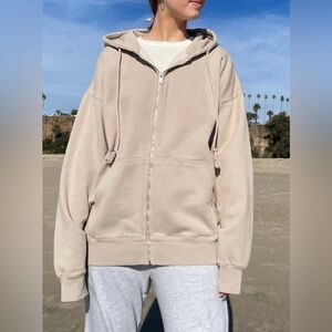 Tan Brandy Melville Christy hoodie